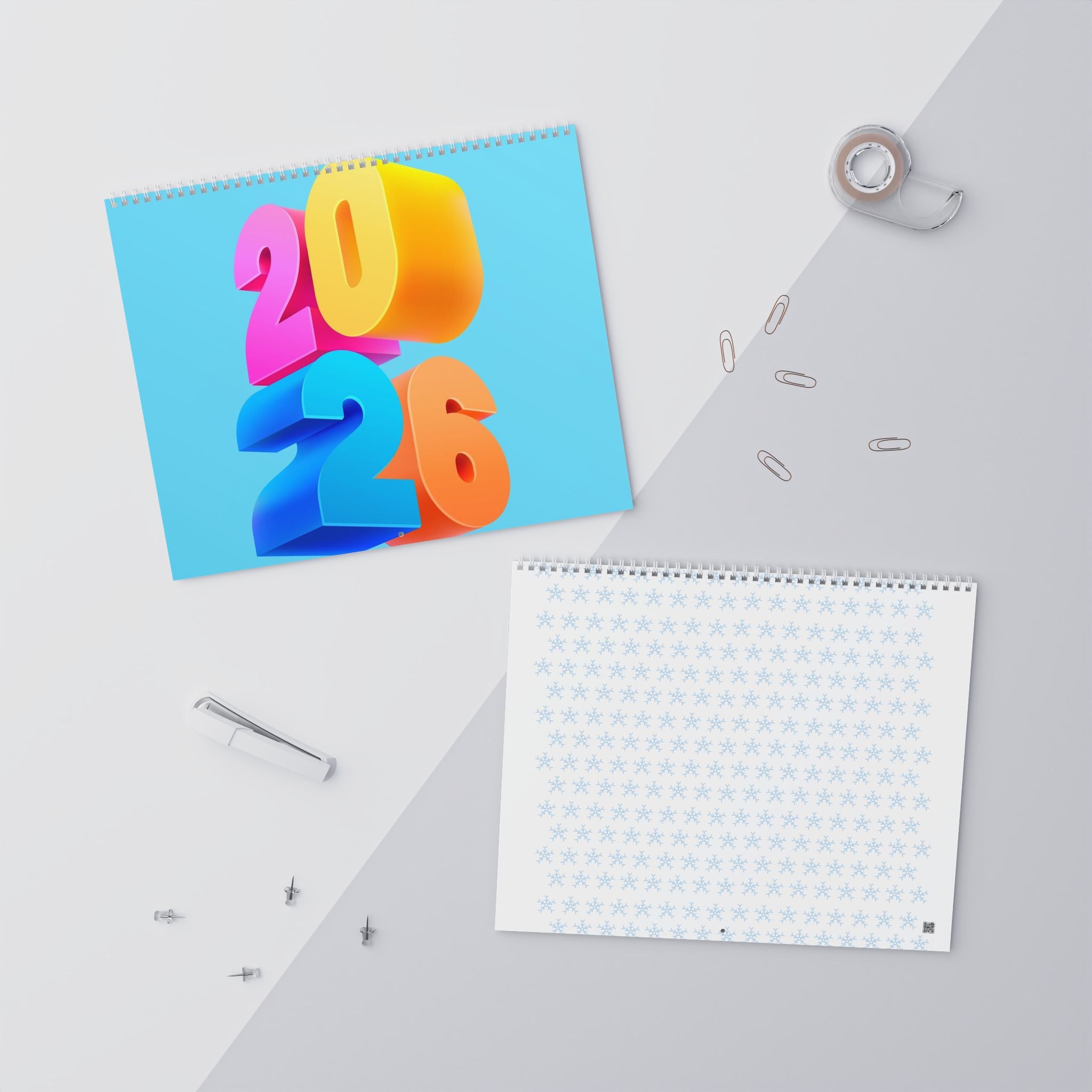 2026 Fun Wall Calendar — Bright, Playful Yearly Wall Calendar