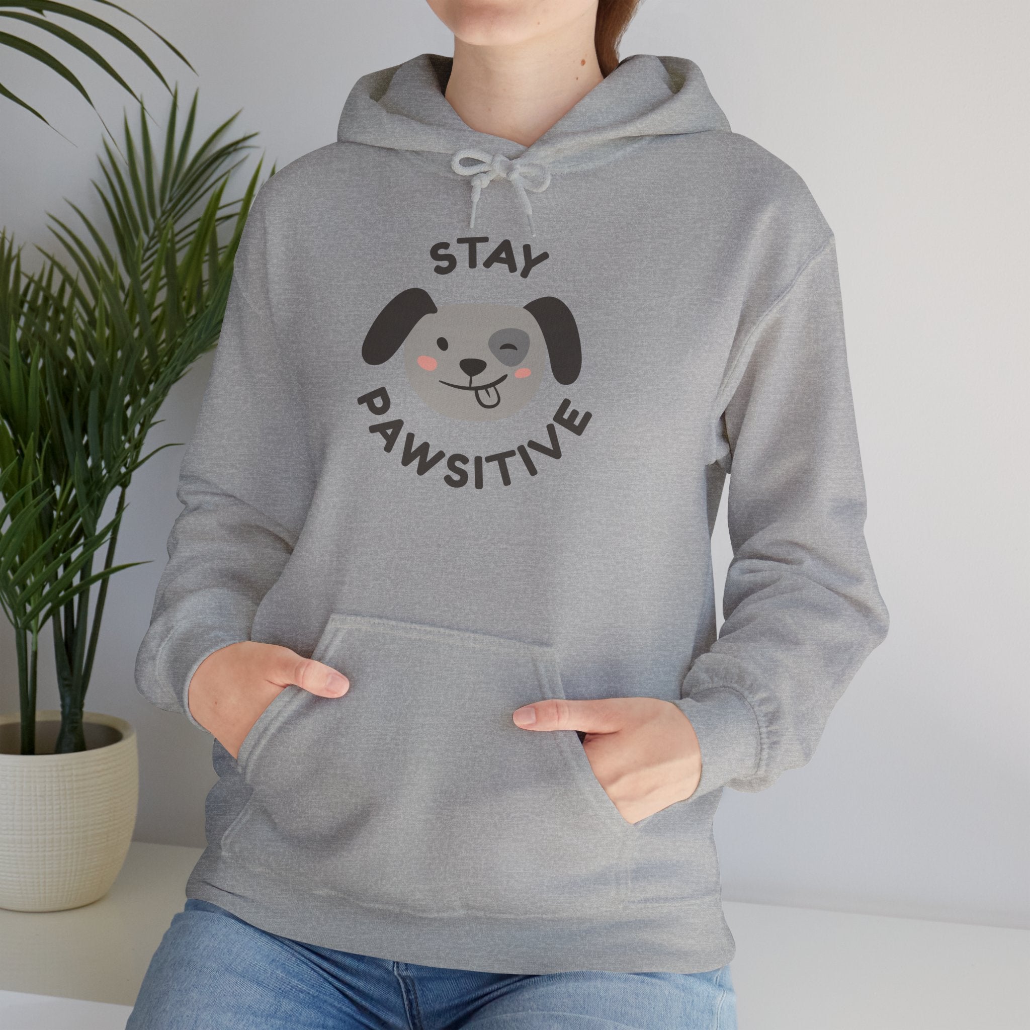 Stay Pawsitive Loveable Doggy Sweatshirt