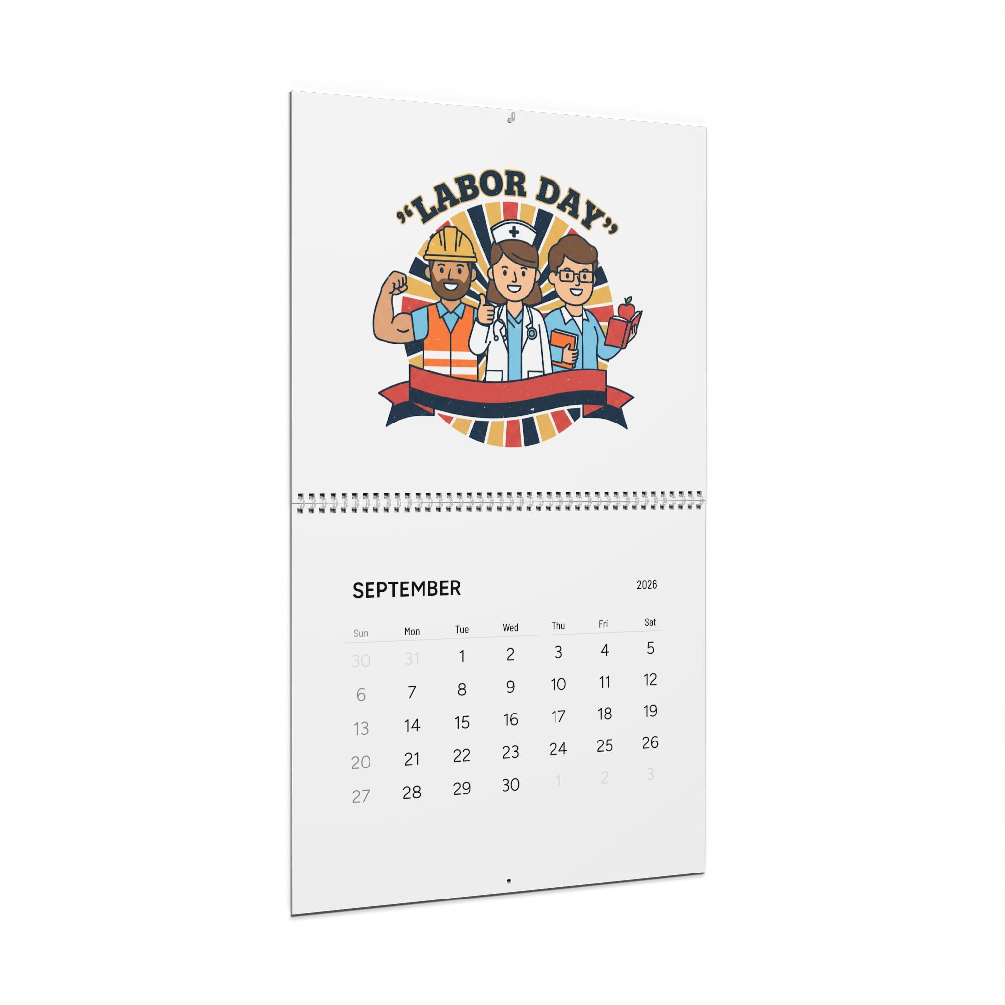 2026 Fun Wall Calendar — Bright, Playful Yearly Wall Calendar