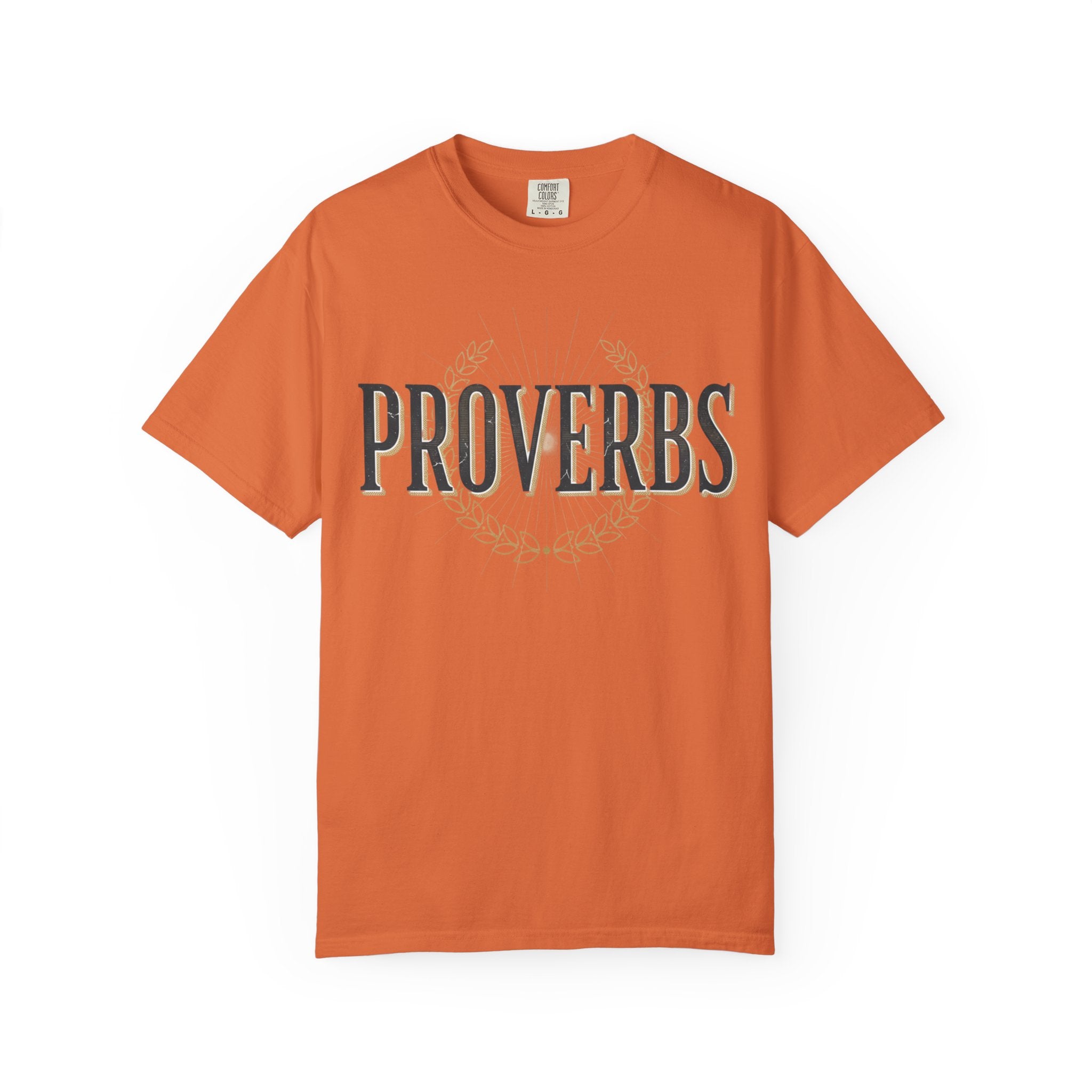 Proverbs Biblical T-Shirt — Inspirational Scripture Verse Tee