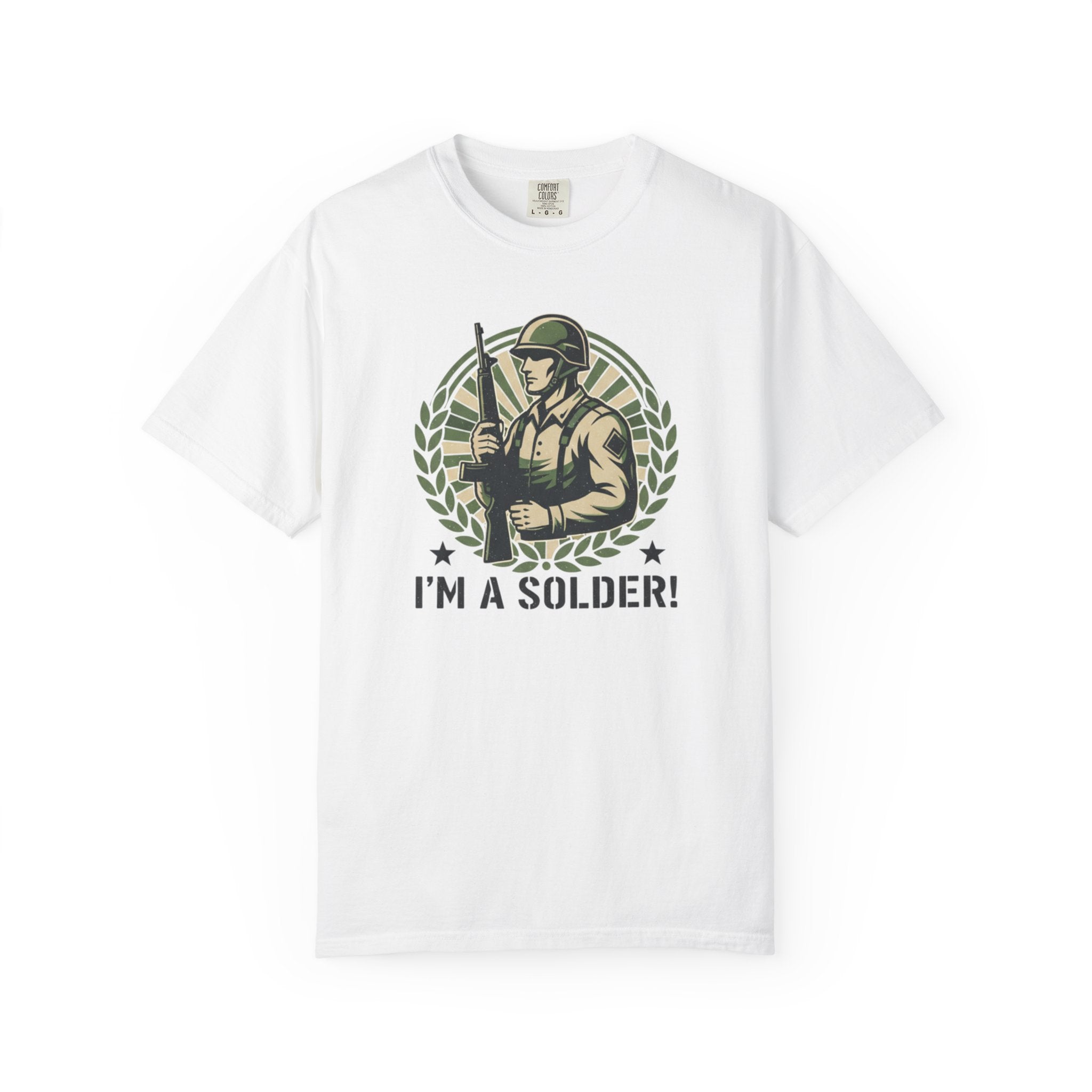 Soldier Graphic I'm a Soldier T-shirt | Military Emblem Tee