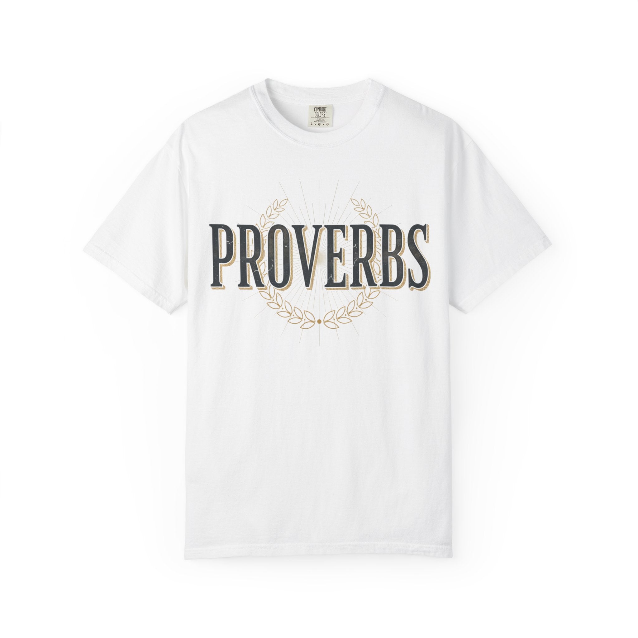 Proverbs Biblical T-Shirt — Inspirational Scripture Verse Tee