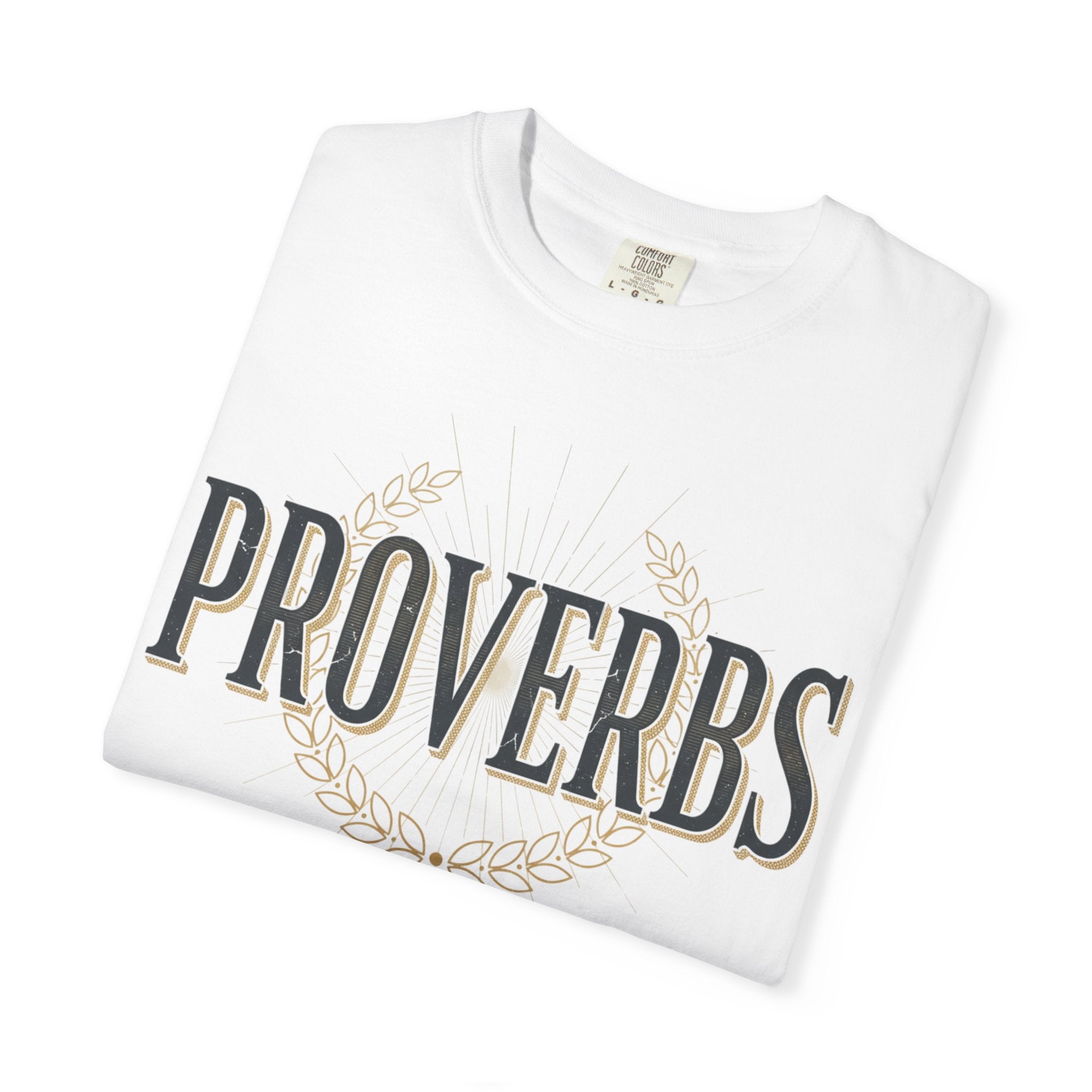 Proverbs Biblical T-Shirt — Inspirational Scripture Verse Tee