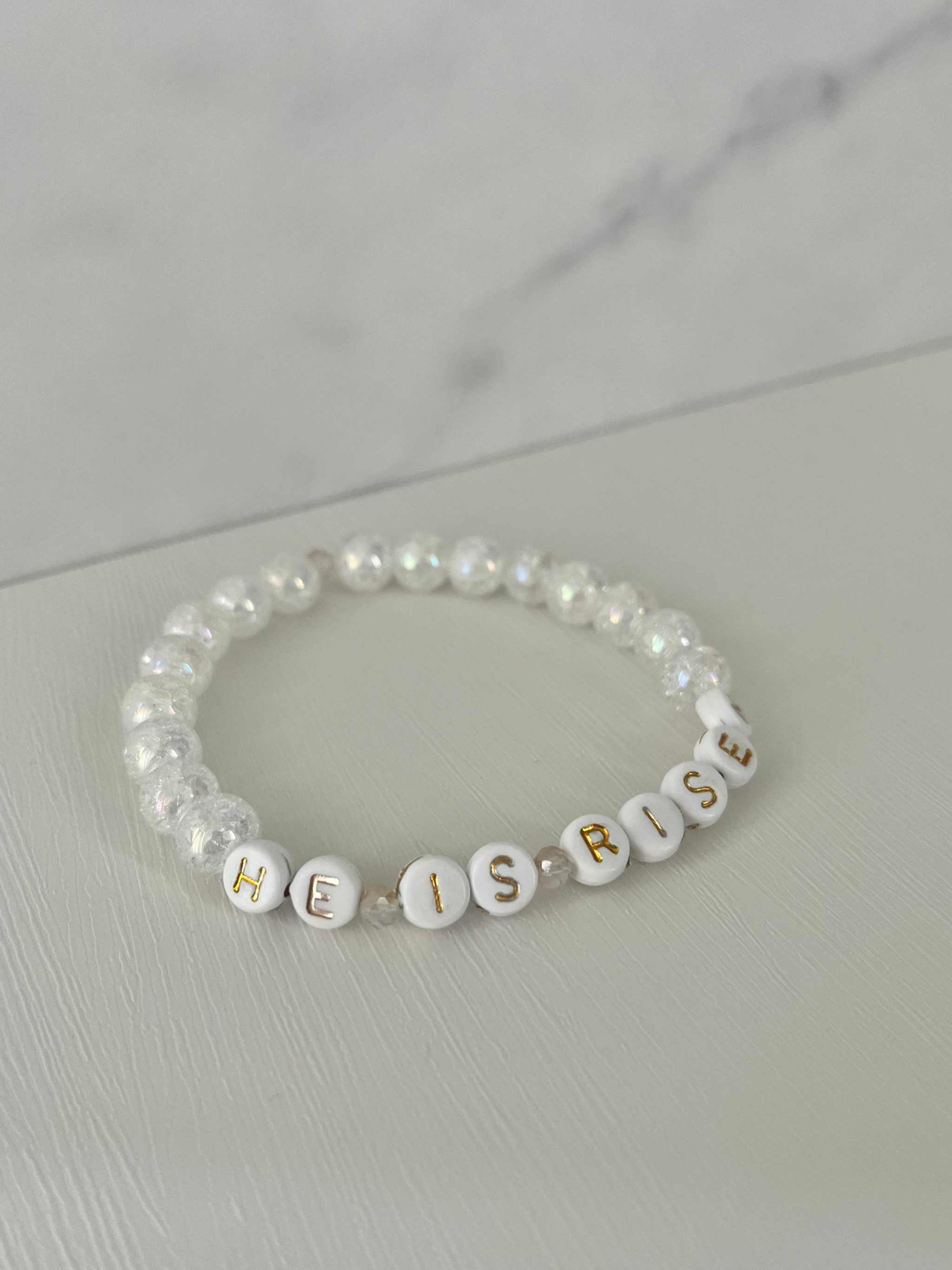 He Is Risen Bead Bracelet – Christian Faith Jewelry | Armored Faith