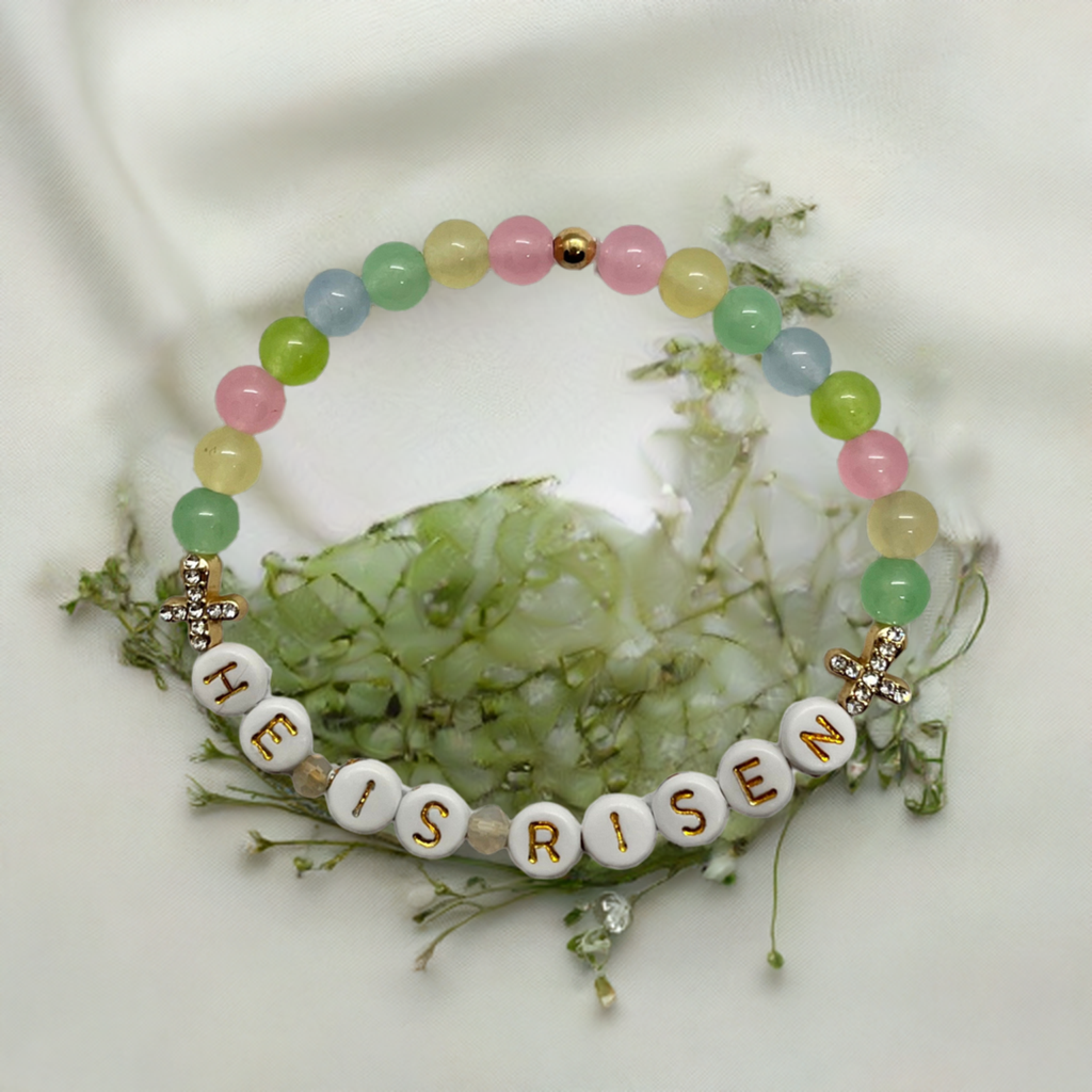 He Is Risen Bead Bracelet – Christian Faith Jewelry | Armored Faith