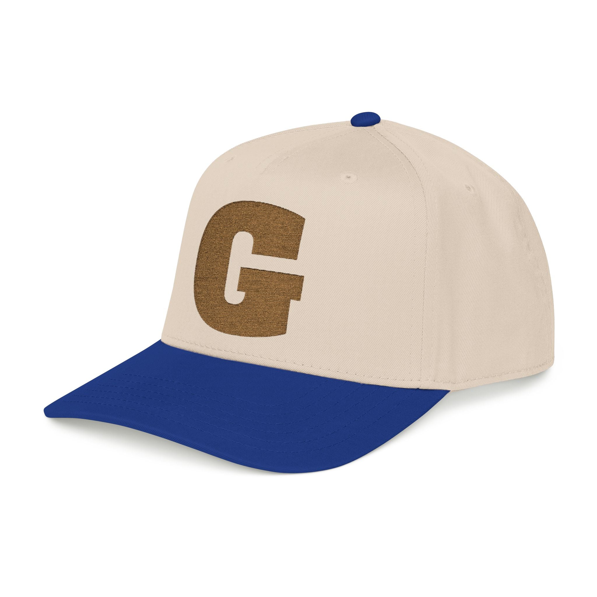 G Embroidered Mid Profile Baseball Cap — Cool Stylish Logo Hat