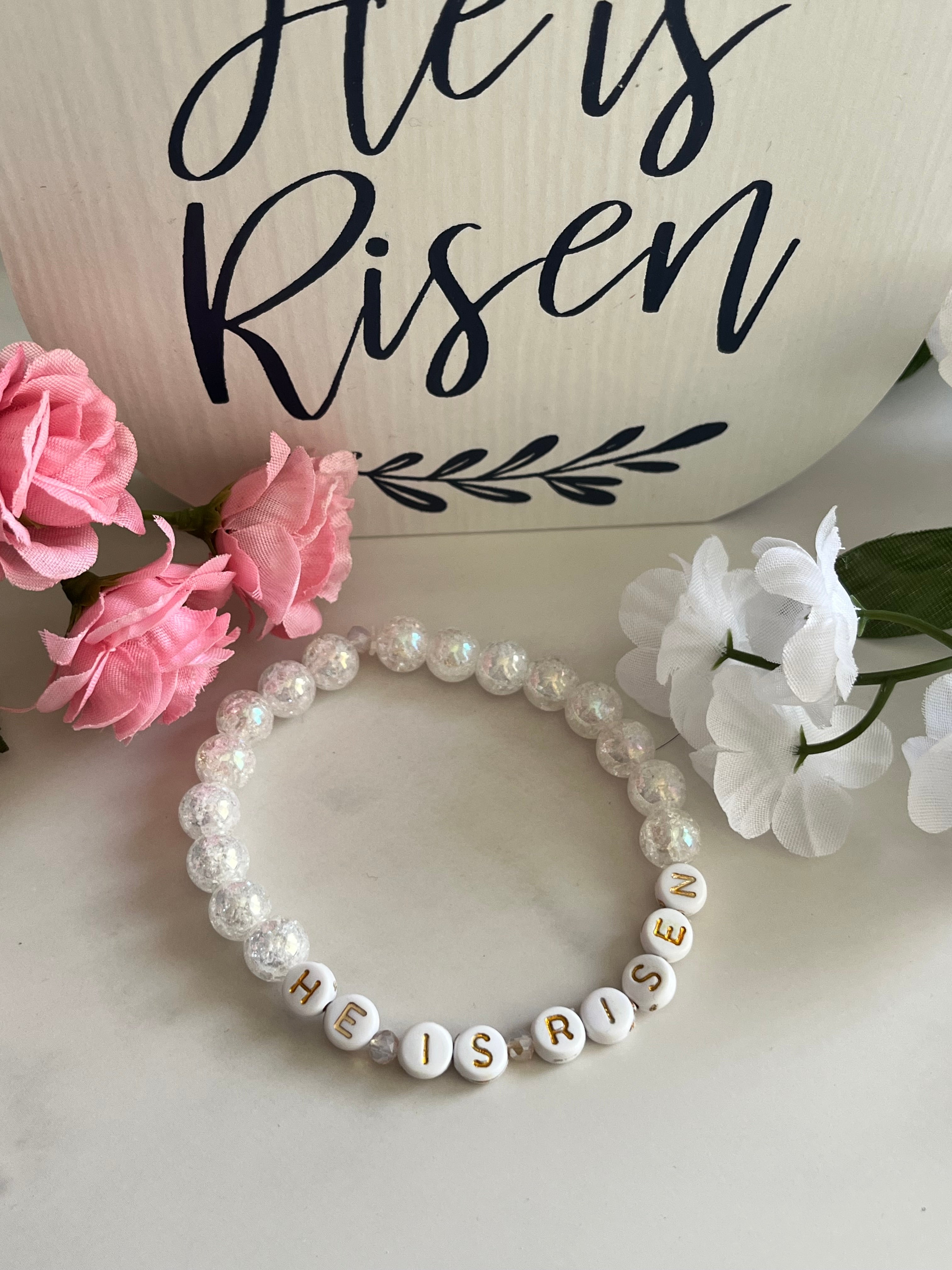 He Is Risen Bead Bracelet – Christian Faith Jewelry | Armored Faith
