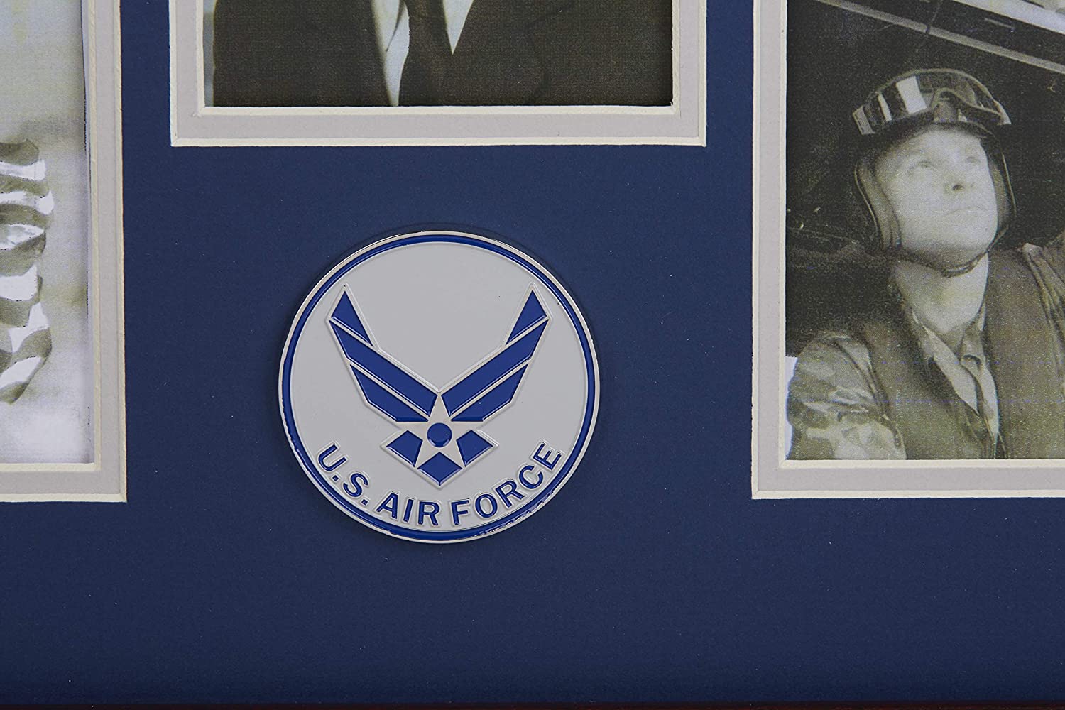 Air Force Aim High Medallion 5 Photo Collage Frame