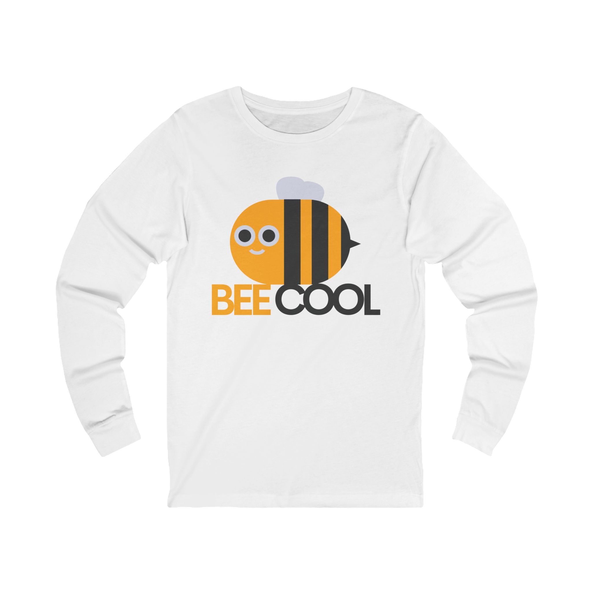 Bee Cool graphic Tee | Cute Bee Illustration, Long Sleeve Shirt