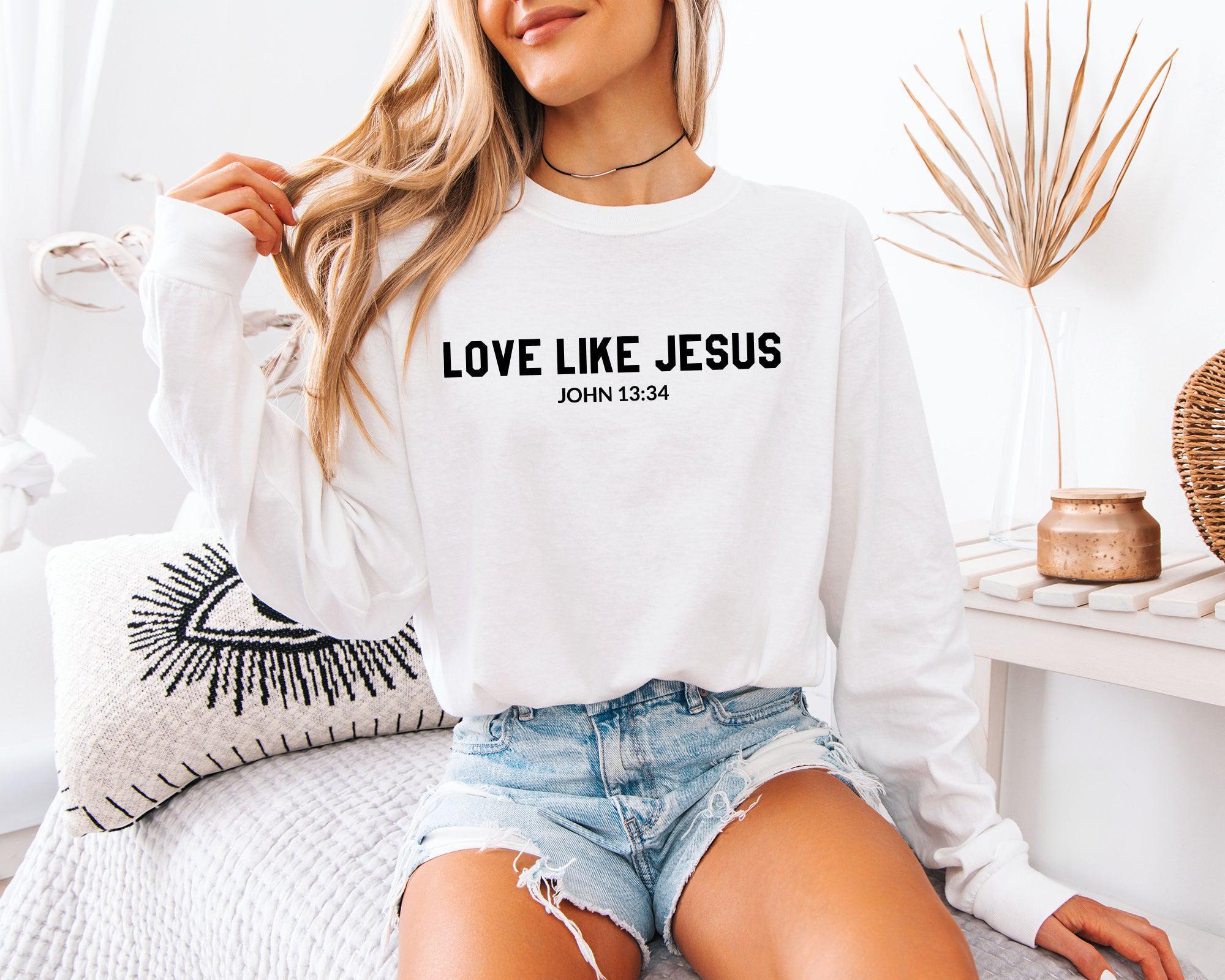 Love Like Jesus Christian Long Sleeve Shirt | Armored Faith